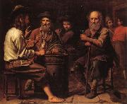 Mathieu le Nain Peasants in a Tavern oil painting artist